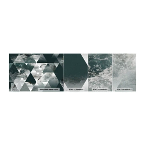 Fototapeten Muster Premium Canvas - Kristallperspektive - Abstraktion, Wellen, Stück - 100x30 cm