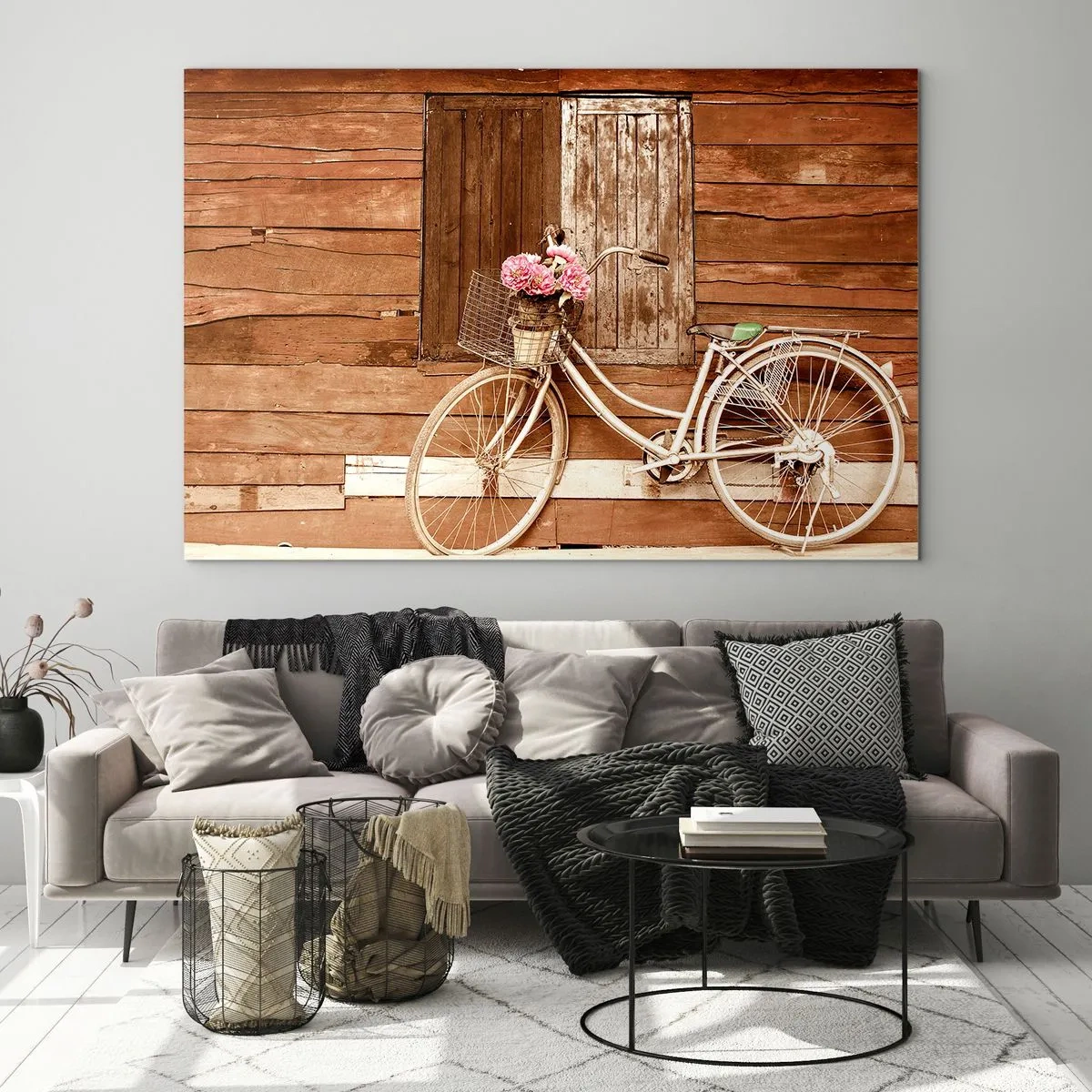Glasbild - Bild auf glas - Ich komme gleich wieder - 70x50cm - Ich komme gleich wieder - Moderne Wanddekoration für Wohnzimmer und Schlafzimmer ARTTOR