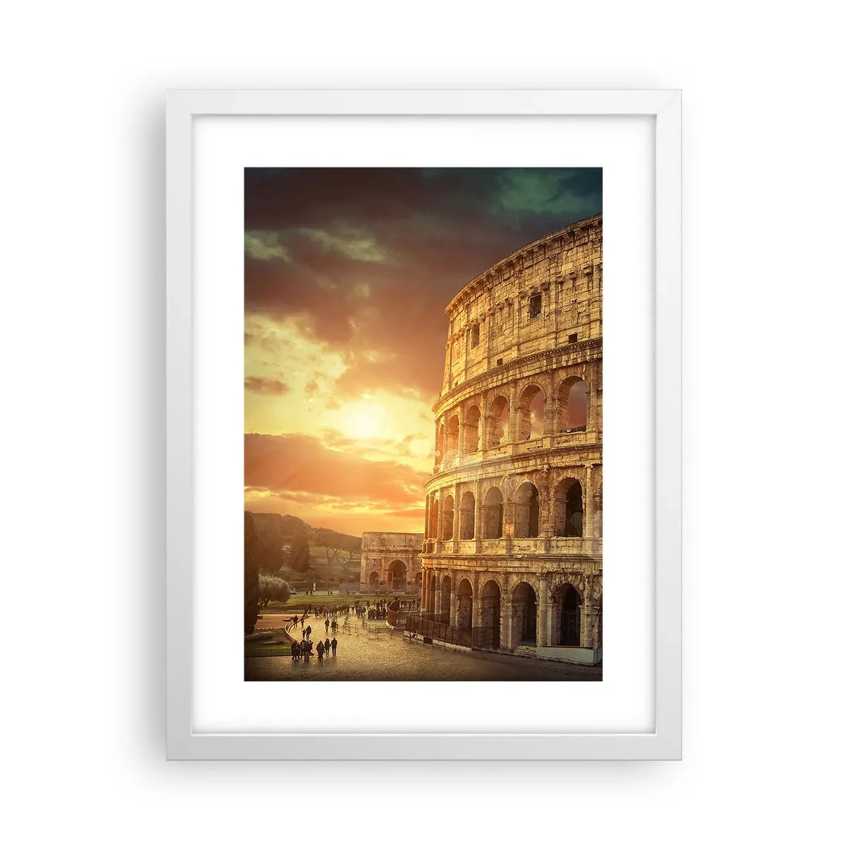 Poster in einem weißen Rahmen - Ein kolossaler Eindruck - 30x40 cm