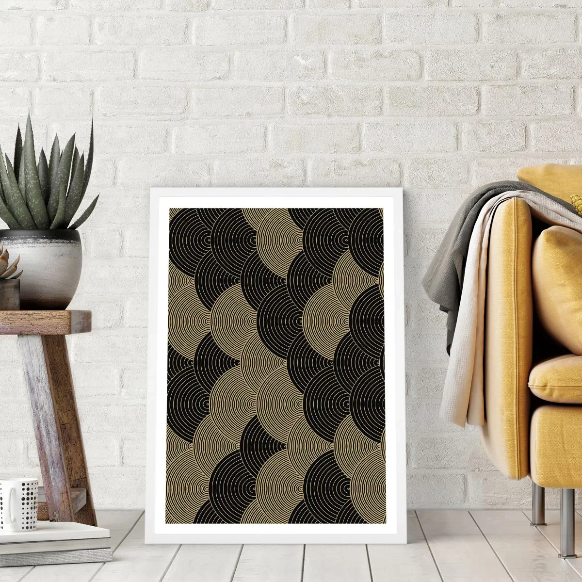 Poster in einem weißen Rahmen - Einheit in der Vielfalt - 50x70 cm