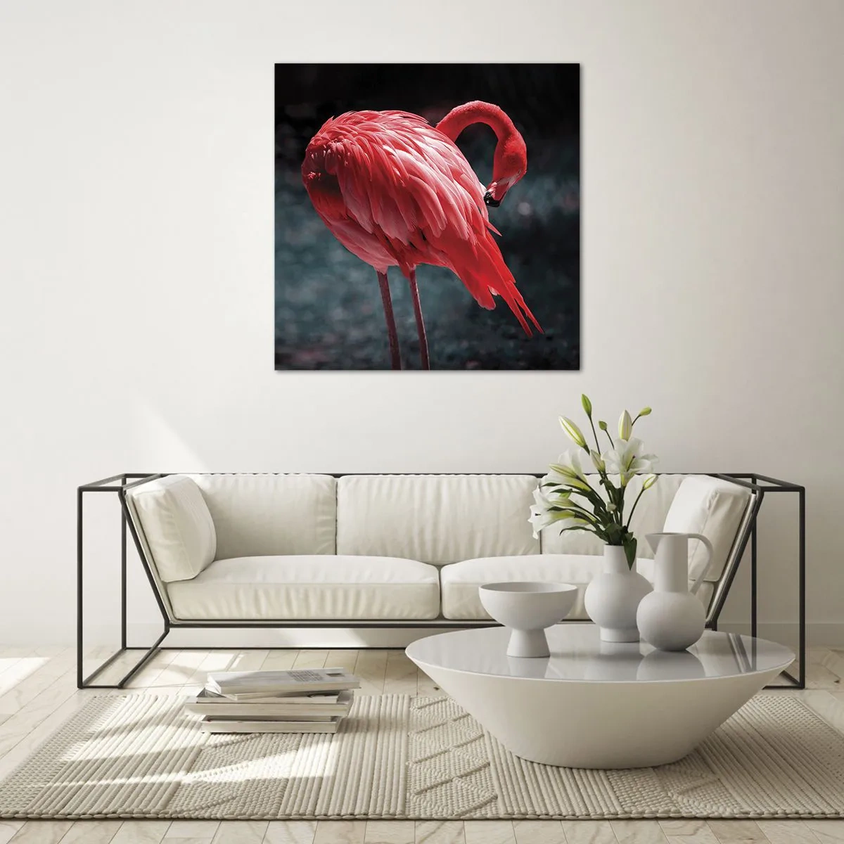 Glasbild - Bild auf glas - Ein purpurrotes Gedicht der Natur - 40x40 cm