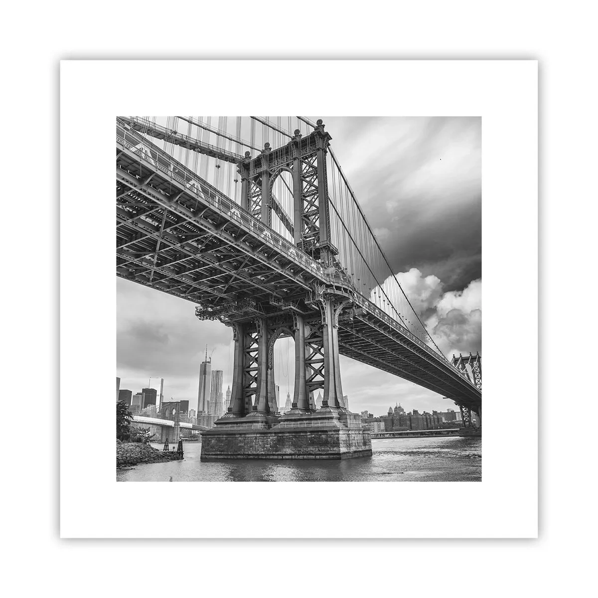 Poster - Ins Herz der Stadt - 30x30 cm