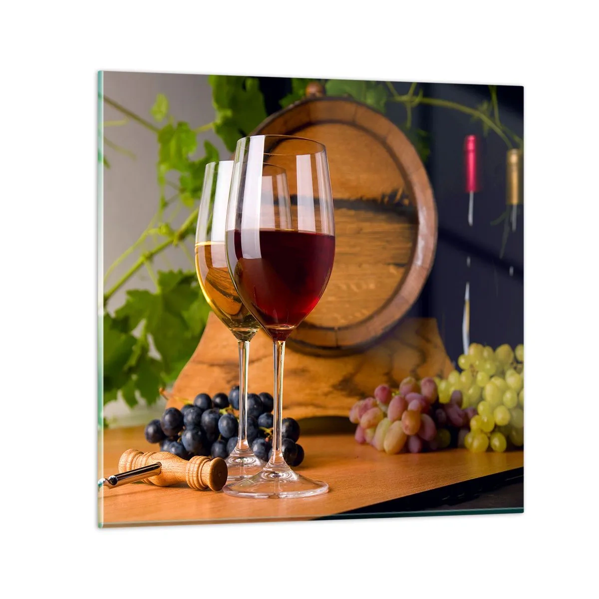 Glasbild - Bild auf glas - Wie die alten Meister - 50x50 cm