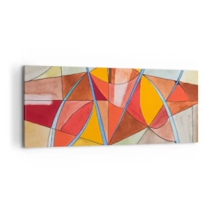 Bild auf Leinwand - Leinwandbild - Das Karussell, das Traumkarussell - 100x40 cm