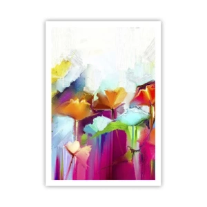 Poster - Der Regenbogen ist aufgeblüht - 70x100 cm