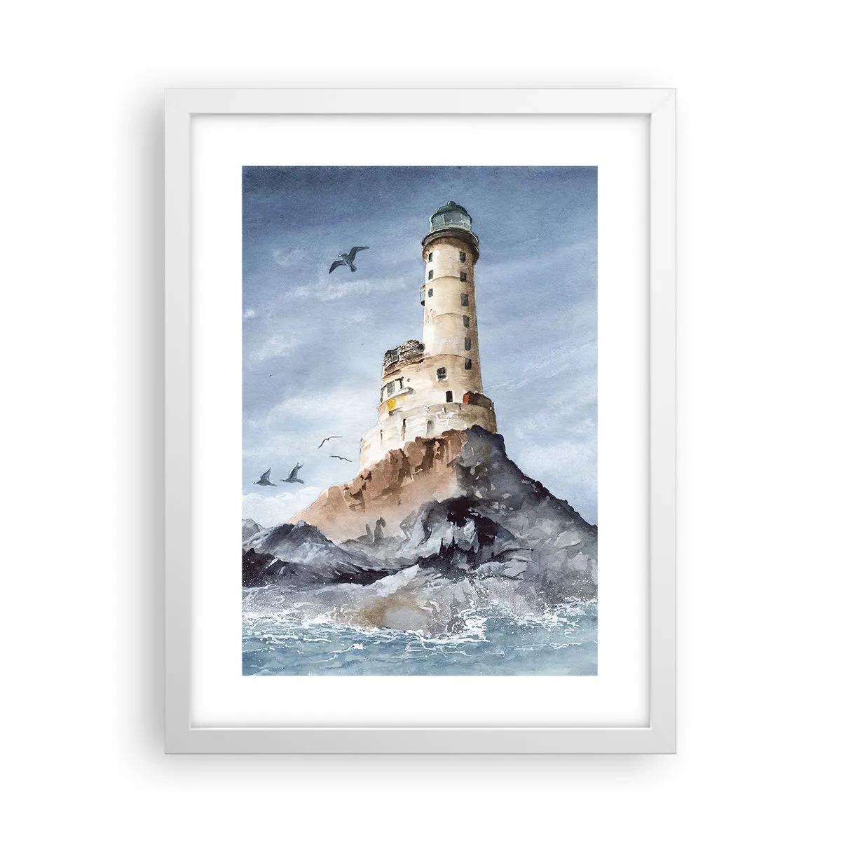 Poster in einem weißen Rahmen - Unbesiegbar - 30x40 cm