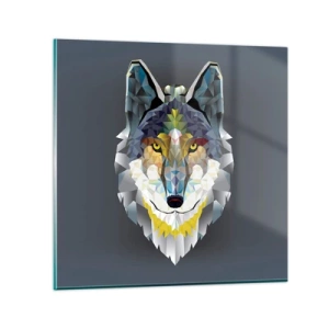 Glasbild - Bild auf glas - Vom Teufel sprechen - 40x40 cm