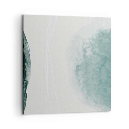 Bild auf Leinwand - Leinwandbild - Begegnung mit Nebel - 50x50 cm