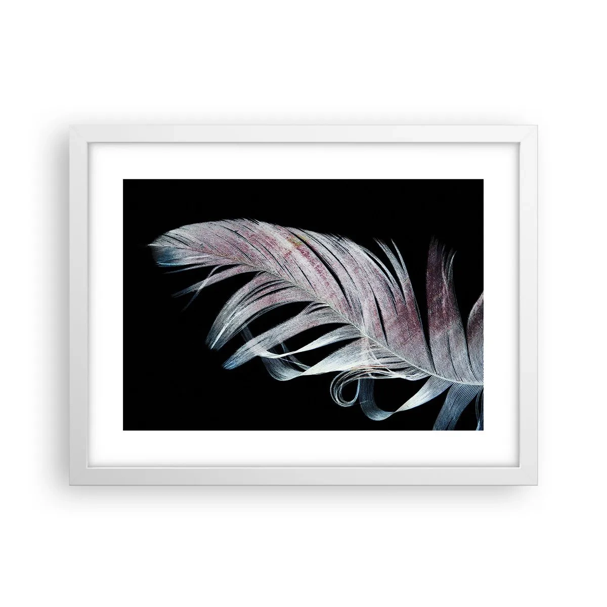 Poster in einem weißen Rahmen - Denke an Berührung - 40x30 cm