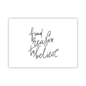 Poster - Es ist möglich - 70x50 cm