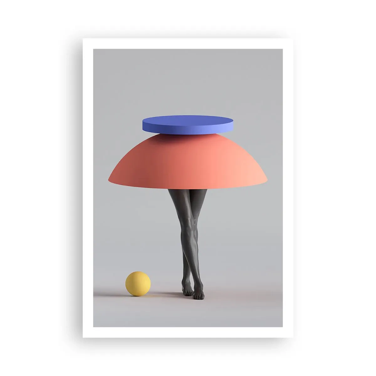 Poster - Surrealistische Komposition - 70x100 cm