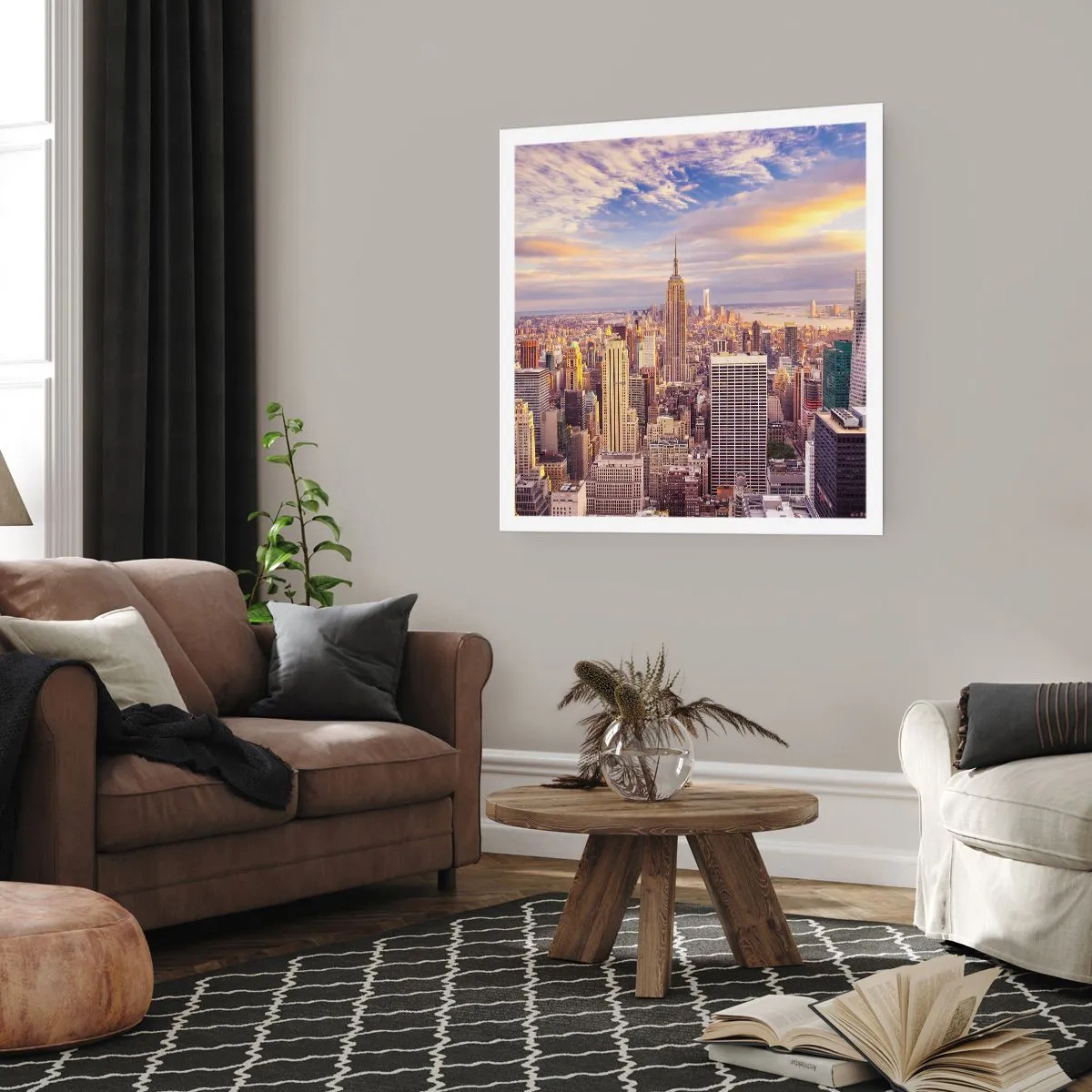 Poster - Nur nach den Wolken greifen - 60x60 cm