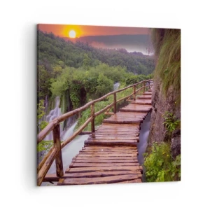 Bild auf Leinwand - Leinwandbild - Schönheit jenseits des Glaubens - 50x50 cm