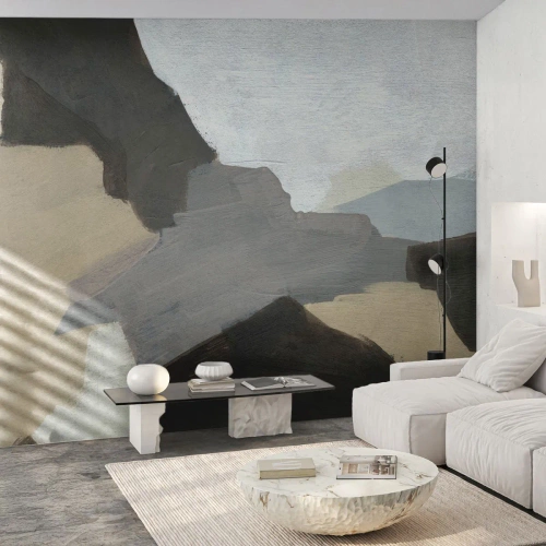 Fototapete Premium Sand - Abstraktion: Scheideweg des Graus - Abstraktion, Stück, Farben - 200x140 cm