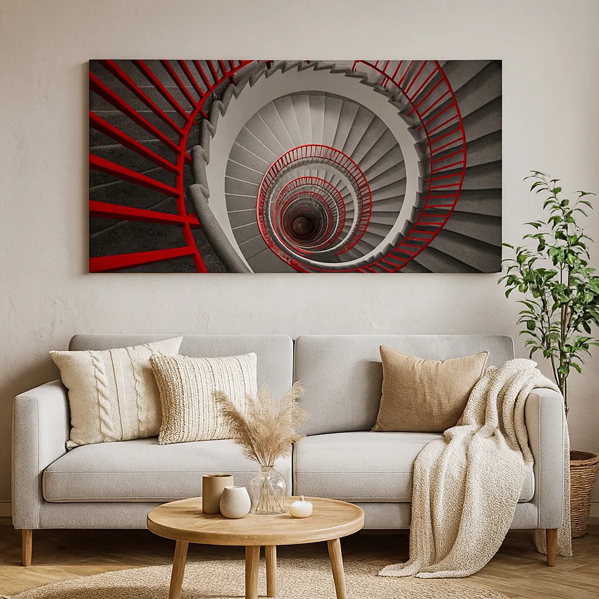 Bild auf Leinwand - Leinwandbild - Architekturspaß - 30x30 cm