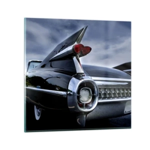 Glasbild - Bild auf glas - Deshalb ist es schön! - 50x50 cm