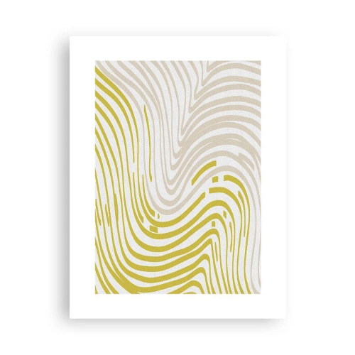 Poster - Komposition mit sanfter Biegung - 30x40 cm