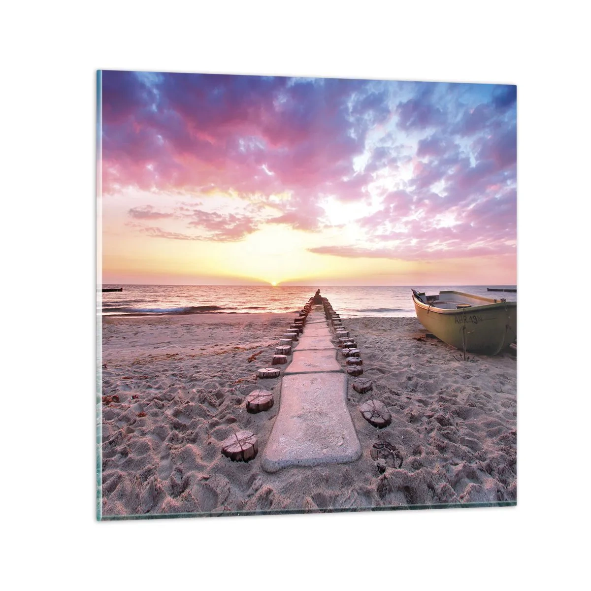 Glasbild - Bild auf glas - Ein Moment tiefer Erfahrung - 40x40 cm