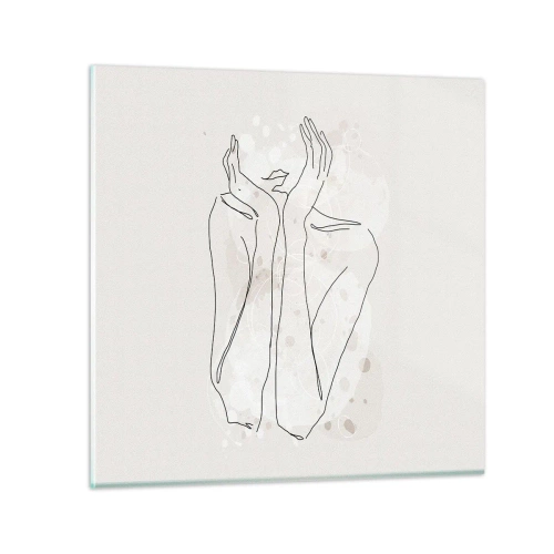 Glasbild - Bild auf glas - Ein träumerischer Moment - 70x70 cm