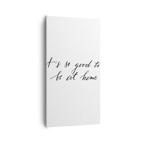 Bild auf Leinwand - Leinwandbild - Die ganze Wahrheit - 55x100 cm