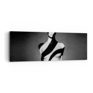 Bild auf Leinwand - Leinwandbild - In Glanz und Schatten - 90x30 cm