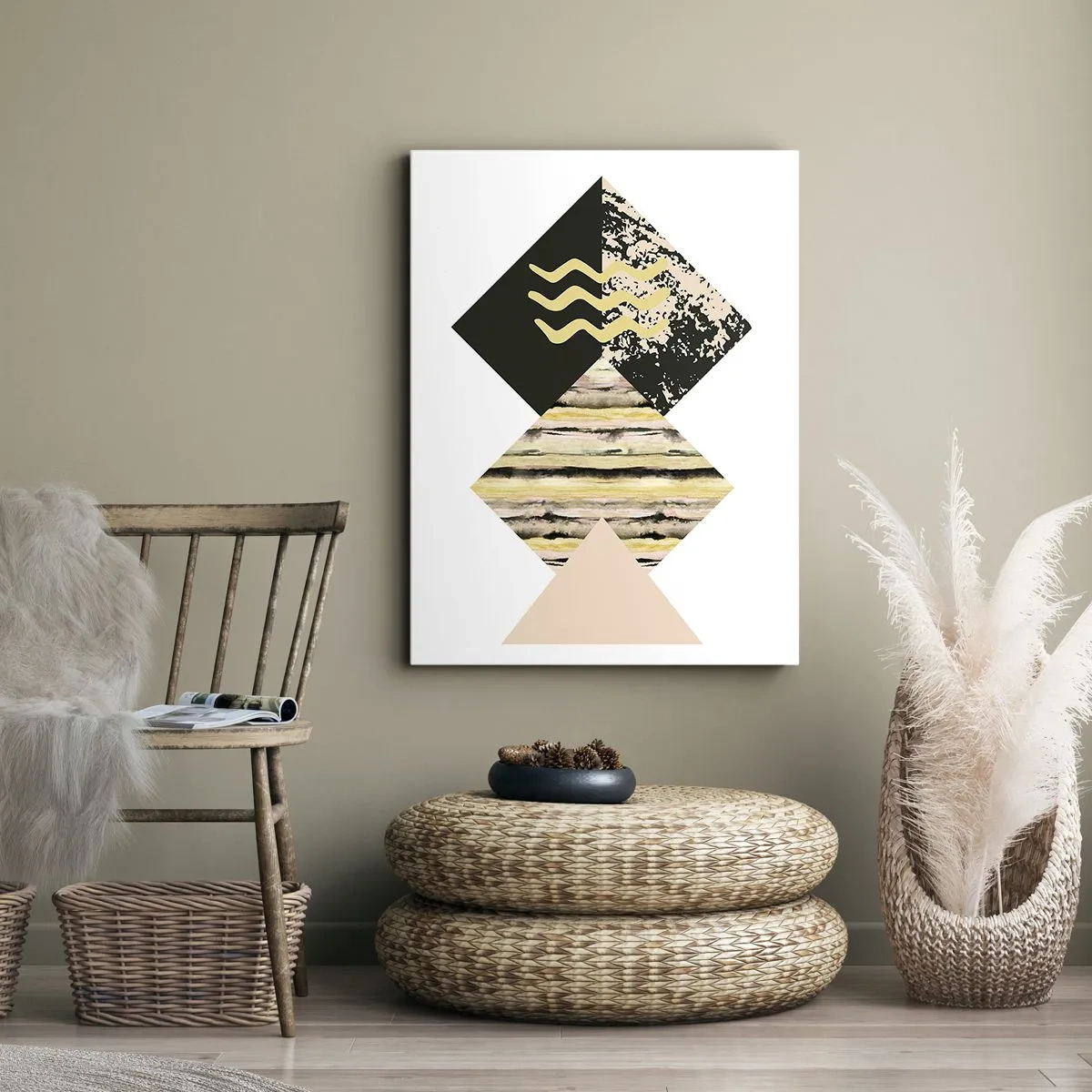 Bild auf Leinwand - Leinwandbild - Es ist nicht so einfach - 65x120 cm