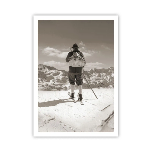 Poster - Und die Berge bleiben unverändert - 70x100 cm
