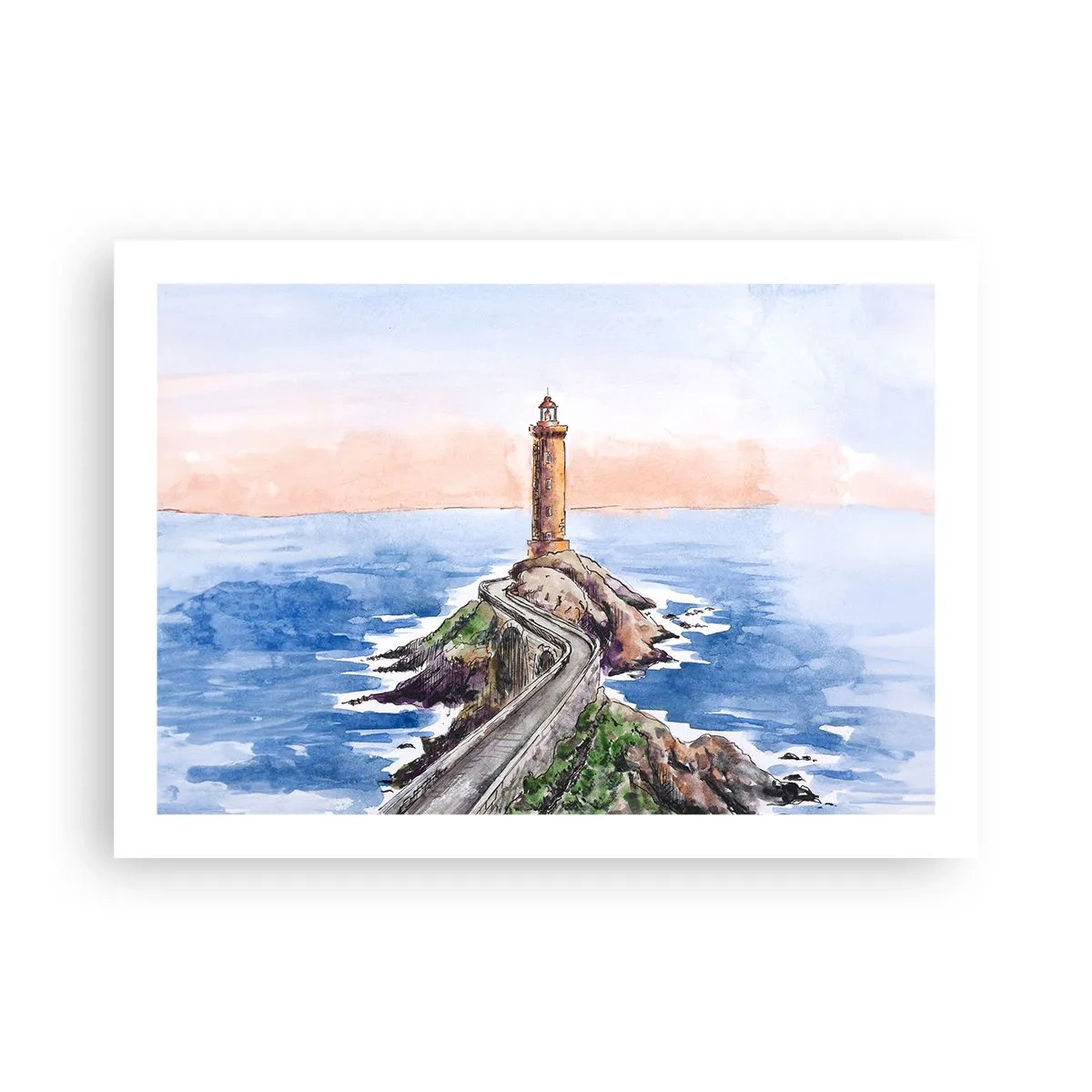 Poster - Dem Meer zugewandt - 70x50 cm