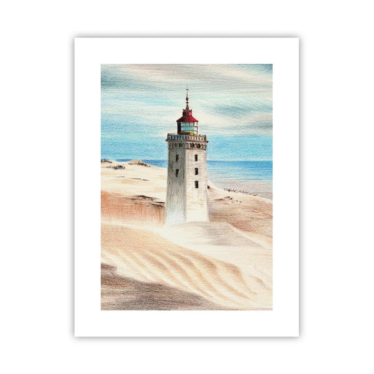 Poster - Immer aufs Meer starrend - 30x40 cm
