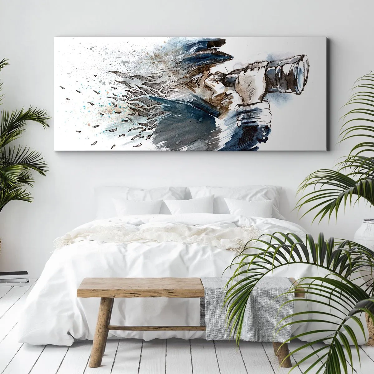 Bild auf Leinwand - Leinwandbild - Zehn auf der Beaufort-Skala! - 90x30 cm