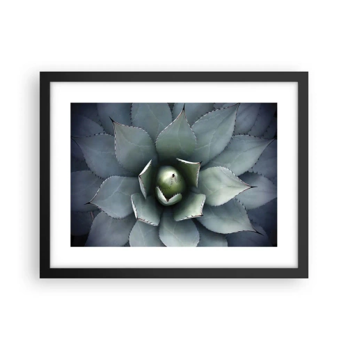 Poster in einem schwarzem Rahmen - Es lockt an und warnt - 40x30 cm