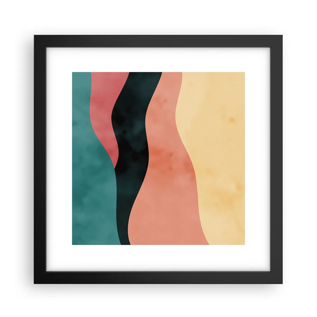 Poster in einem schwarzem Rahmen - Konforme Nichtkonformität - 30x30 cm