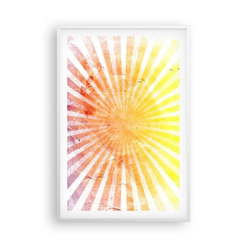 Poster in einem weißen Rahmen - Sonnenaufgänge und Sonnenuntergänge - 61x91 cm