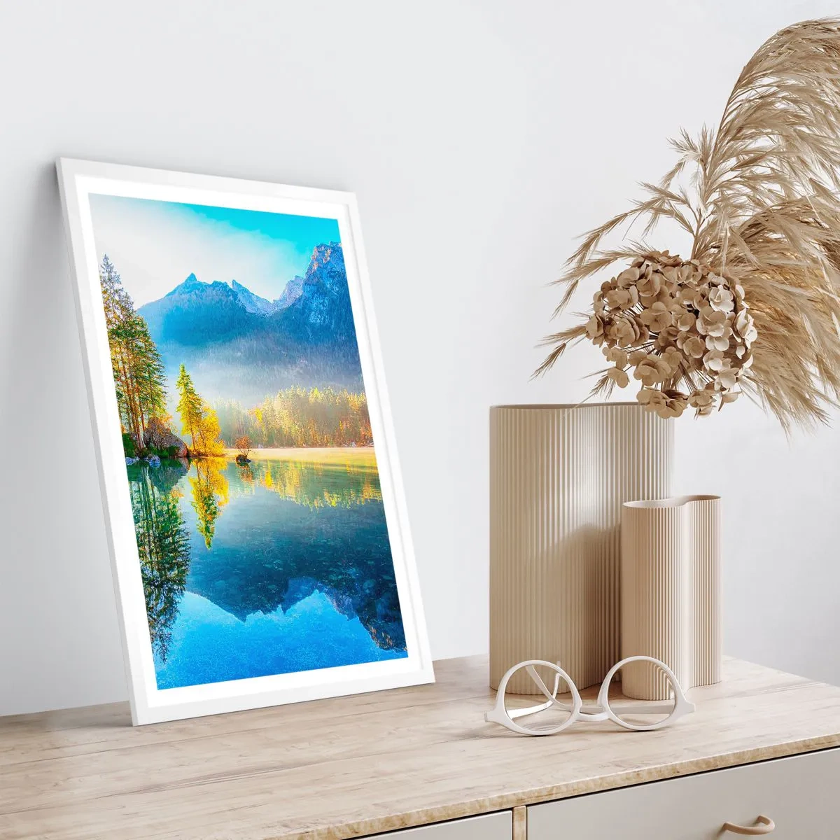 Poster in einem weißen Rahmen - Majestät und Süße - 30x40 cm