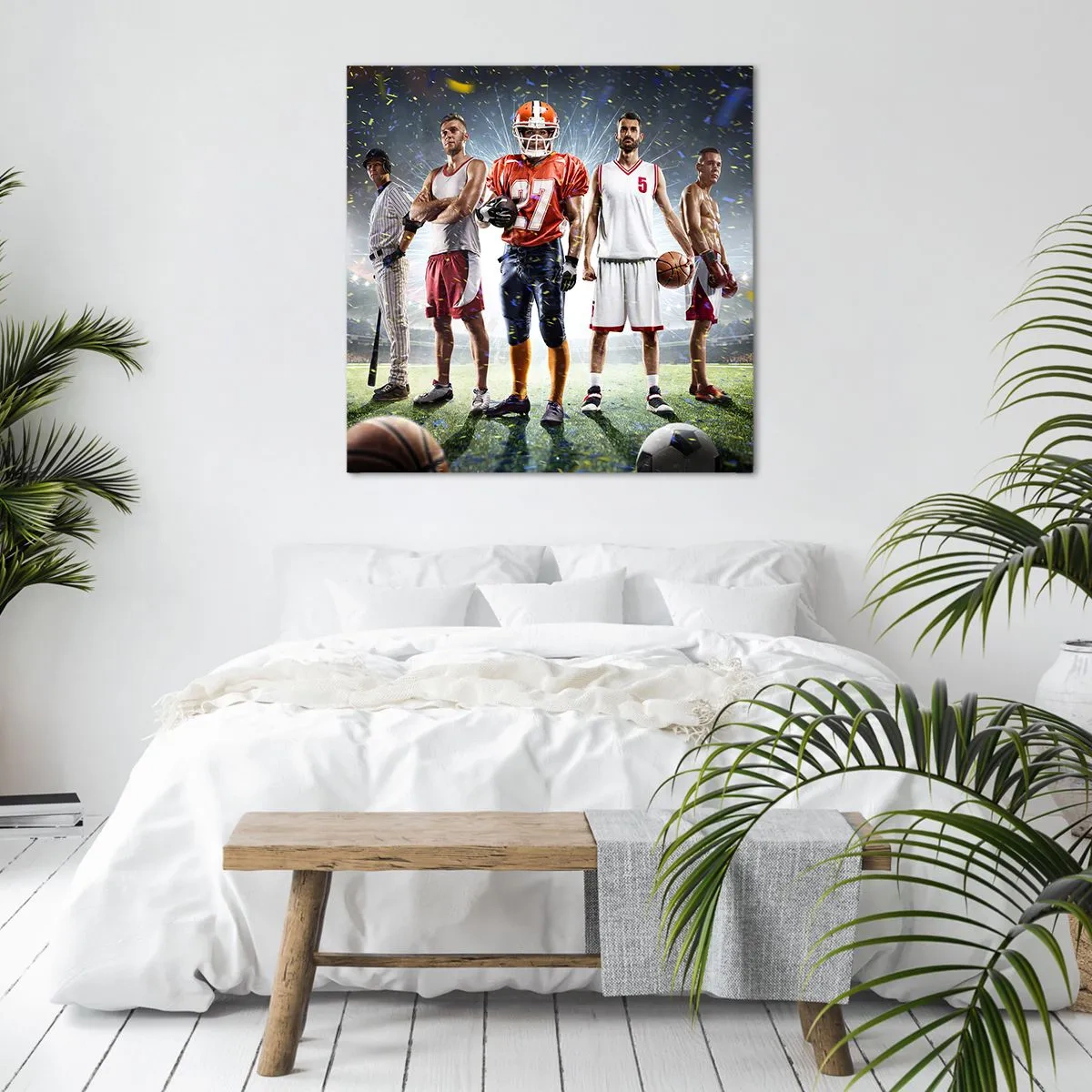 Bild auf Leinwand - Leinwandbild - Feldgladiatoren - 60x60 cm