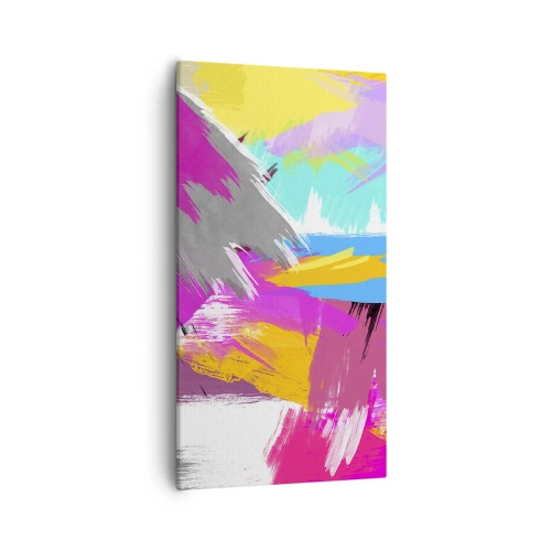 Bild auf Leinwand - Leinwandbild - Und nochmal und nochmal und nochmal wieder - 55x100 cm