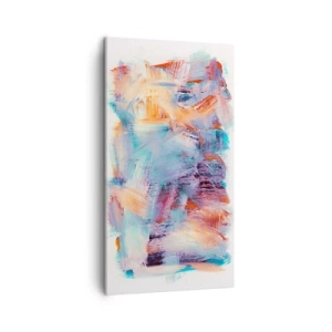 Bild auf Leinwand - Leinwandbild - Buntes Durcheinander - 45x80 cm