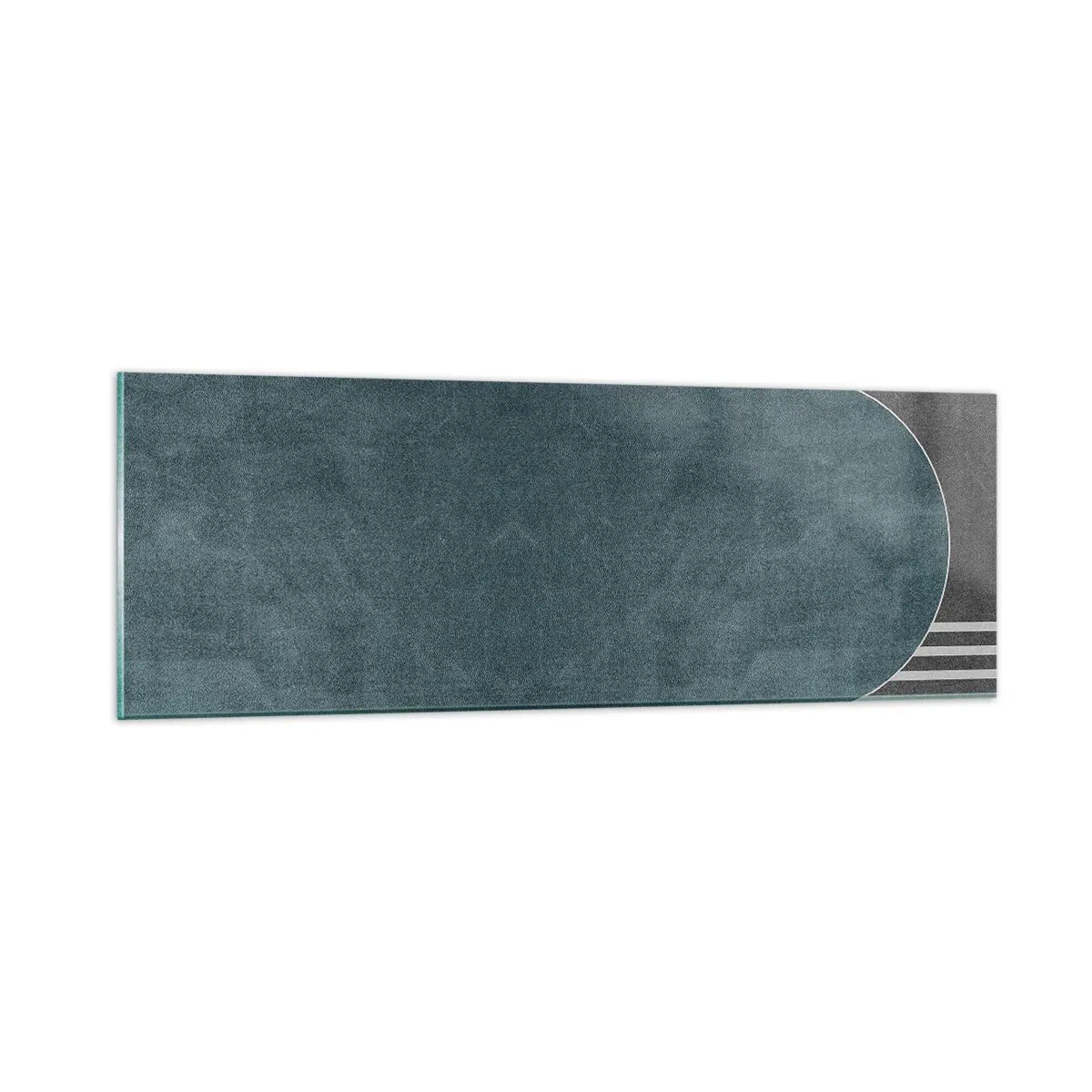 Glasbild - Bild auf glas - Komposition auf der Ebene - 90x30 cm