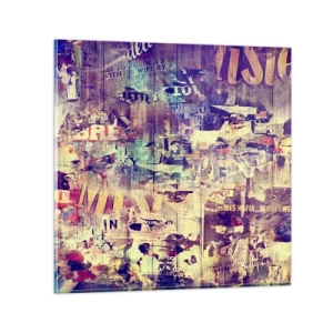 Glasbild - Bild auf glas - Und das ist alles, was es geben wird - 30x30 cm