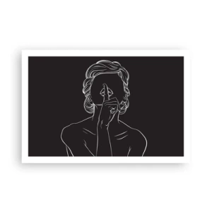 Poster - Schönheit erblüht in der Stille - 91x61 cm