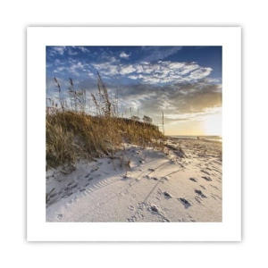 Poster - Einladung zu einem Spaziergang - 40x40 cm