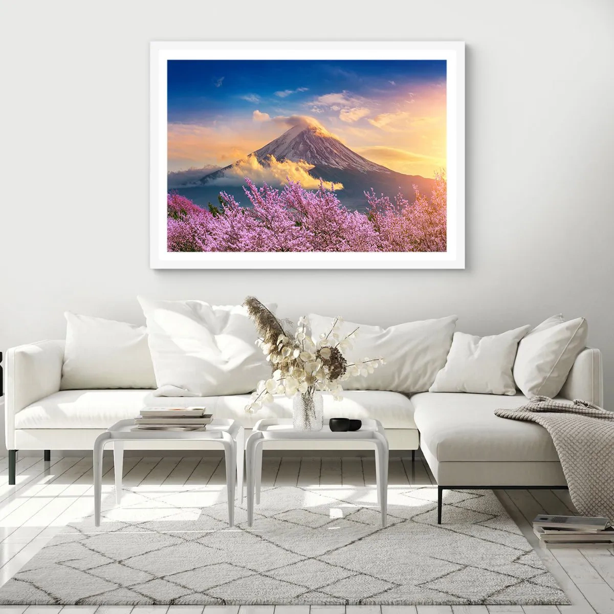 Poster in einem weißen Rahmen - Japanische Heiligkeit - 50x40 cm