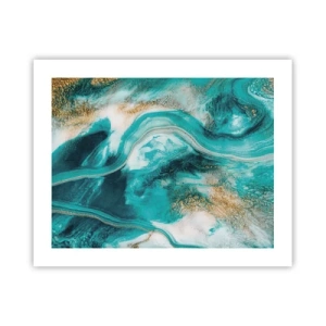 Poster - Der Fluss aus Gold - 50x40 cm