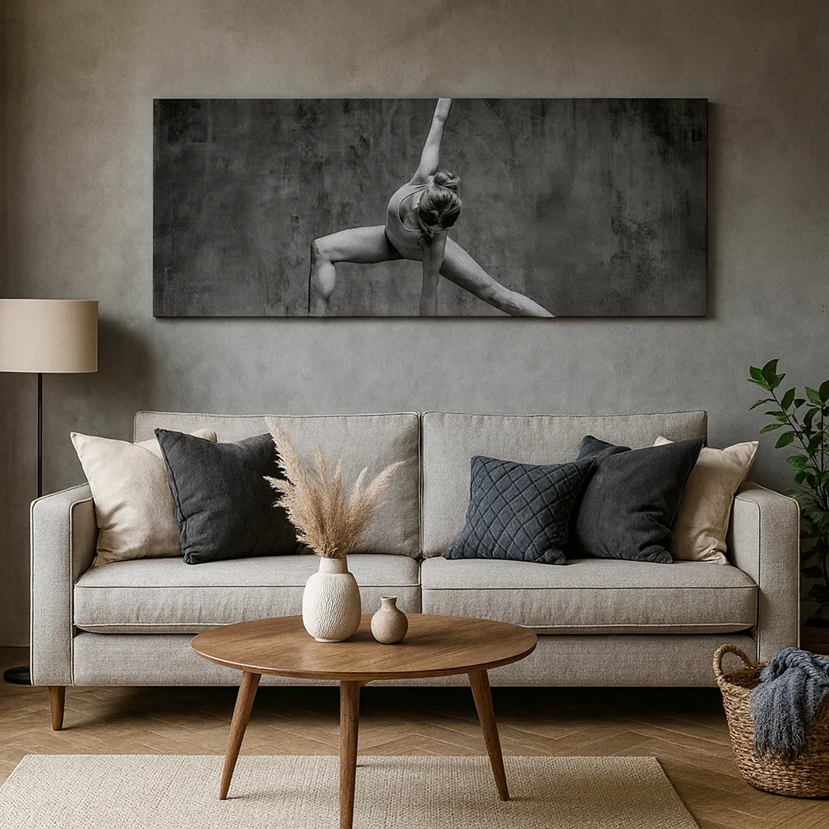 Bild auf Leinwand - Leinwandbild - Das Ideal des Gleichgewichts - 30x30 cm