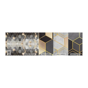 Fototapeten Muster Selbstklebend Deluxe Sticker - Diamant-Komposition - Abstraktion, Stück, Grafik - 100x30 cm