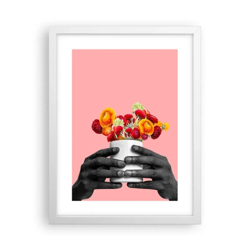 Poster in einem weißen Rahmen - Die Apotheose des Lebens - 30x40 cm