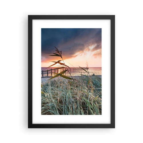 Poster in einem schwarzem Rahmen - Es vergeht nicht mit dem Wind - 30x40 cm