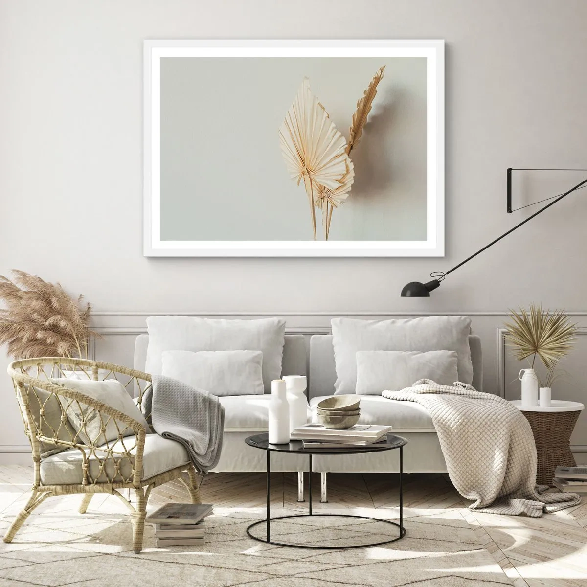 Poster in einem weißen Rahmen - Wenn Sie Erleichterung brauchen - 50x40 cm