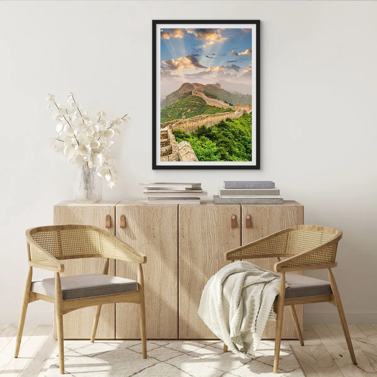 Poster in einem schwarzem Rahmen - Ewige Größe - 30x40 cm