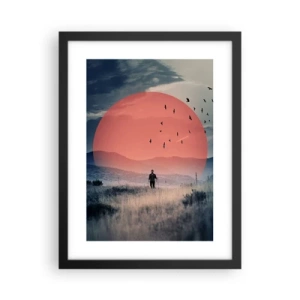 Poster in einem schwarzem Rahmen - In eigenen Elementen - 30x40 cm